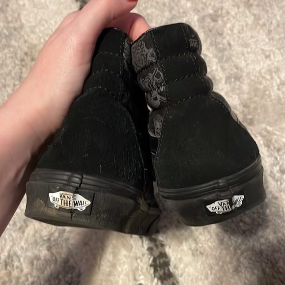 Limited Edition Darth Vader Star Wars Sk8 Hi High Top Vans Sneakers - Picture 3 of 5